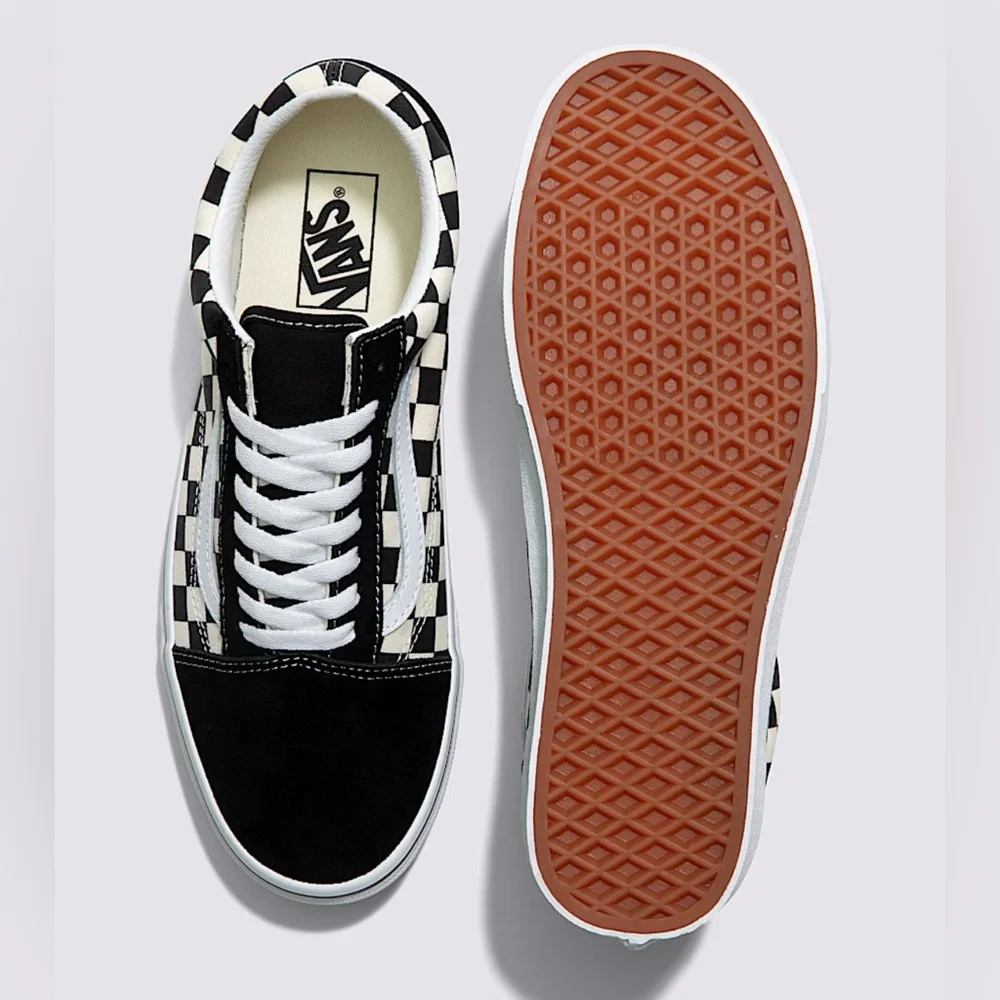 Vans OLD SKOOL Checkerboard Classic Black/White Size 11 [VN0A38G1P0S] New